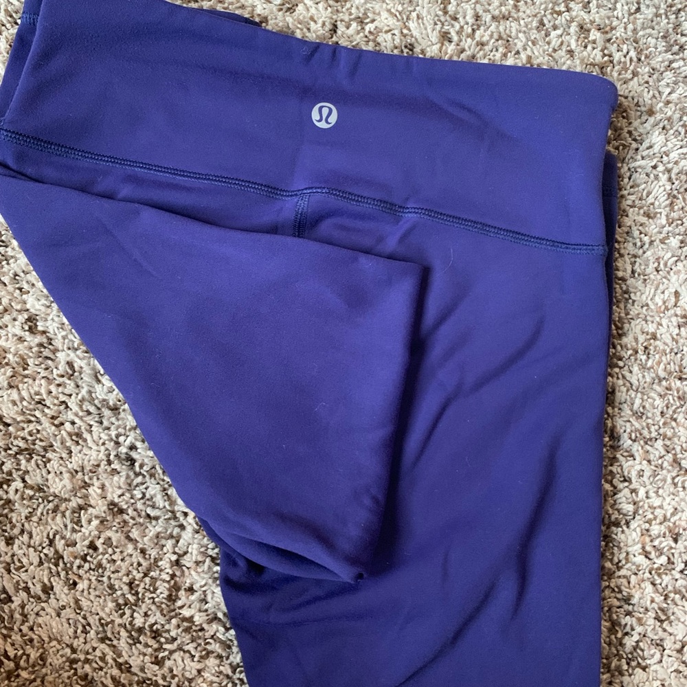 Lululemon reversible blue/ purple leggings